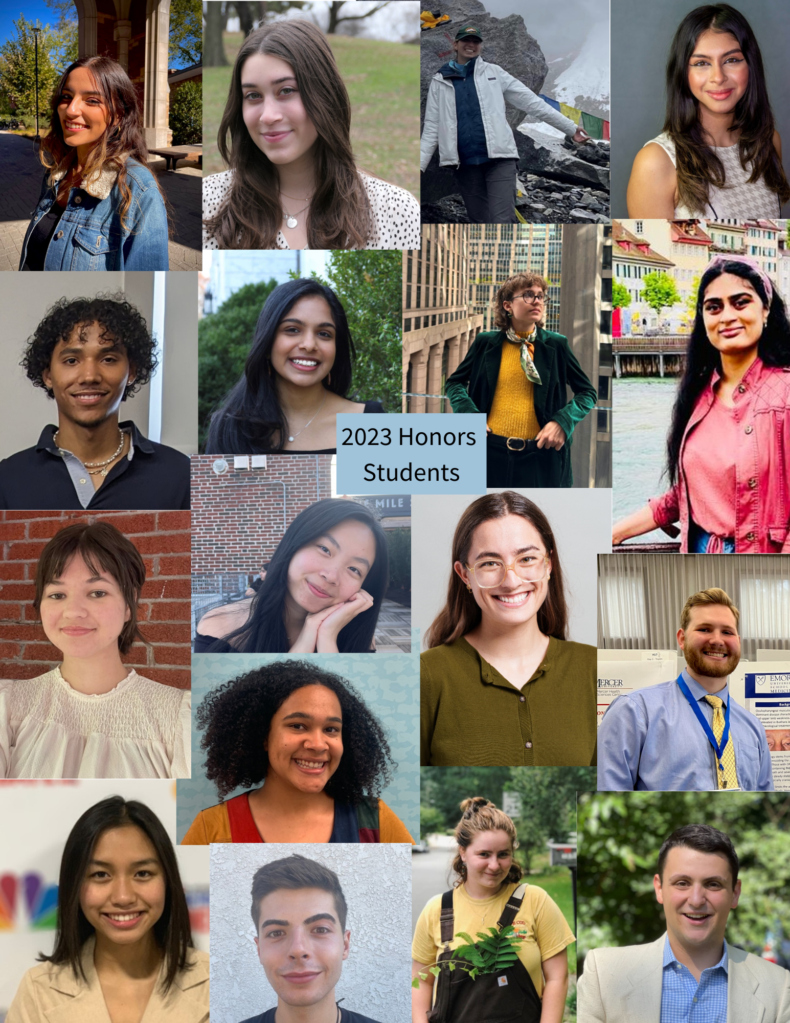 Anthropology Honors Students 2023 – EMORY ANTHROPOLOGY